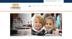 Desktop Screenshot of aimhigherfoundation.org